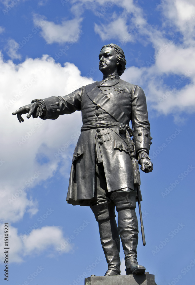 Historical monument to Tsar Peter the Great (1872) Historical monument to Tsar Peter the Great (1872)