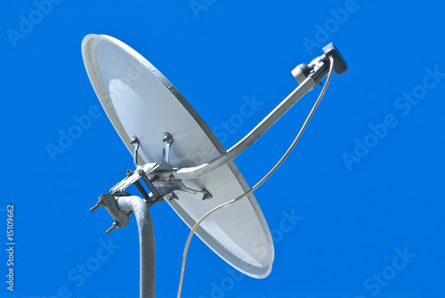 TV satellite communication dish antenna