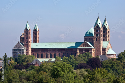 Südseite des Speyerer Doms, Deutschland