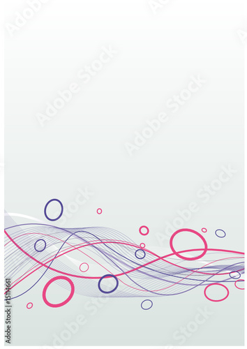 Media abstract bleu et rose