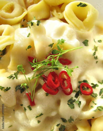 Tortellini Italian stuffed pasta photo