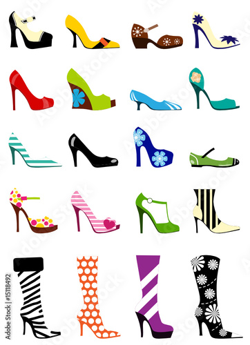 Dekoracja na wymiar  fashion-woman-shoes