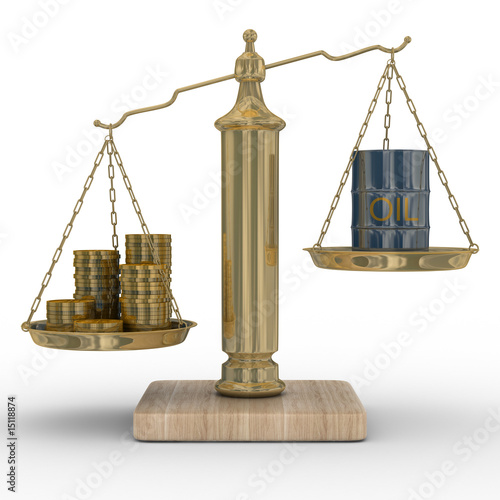 Oil and money for scales. I...