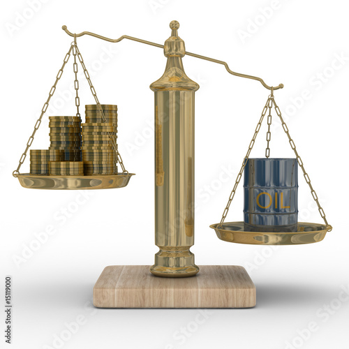 Oil and money for scales. I...