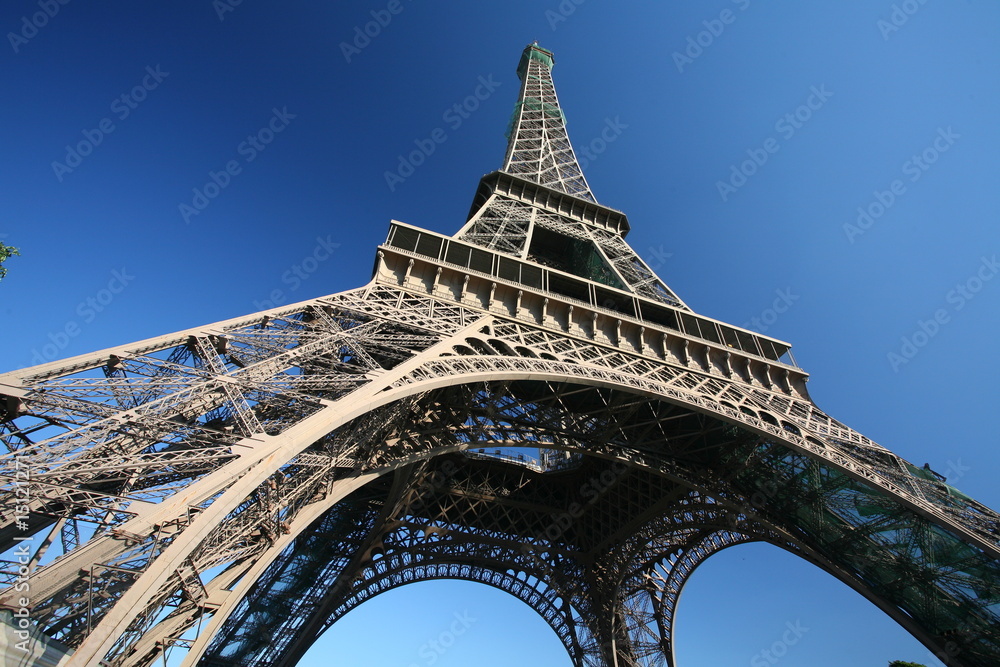 Eiffla tower, paris - obrazy, fototapety, plakaty 