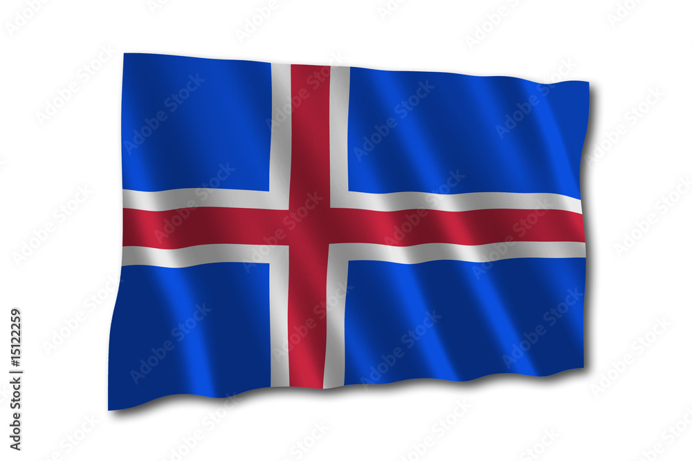 Fototapeta premium Island Flagge