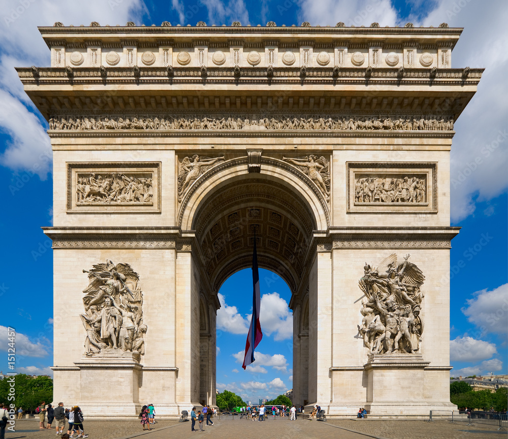 paris, arc de triomphe