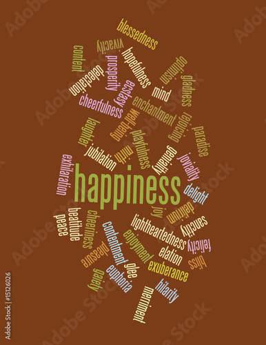 Collage of words