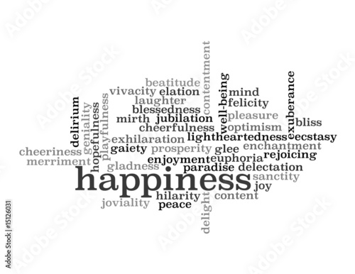 Collage of words