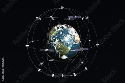 Satellite and earth