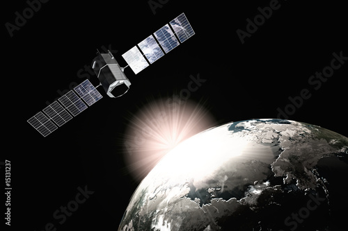 Satellite and earth