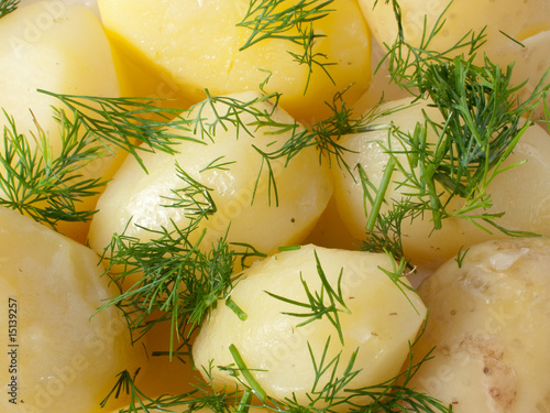 Potatoes with dill