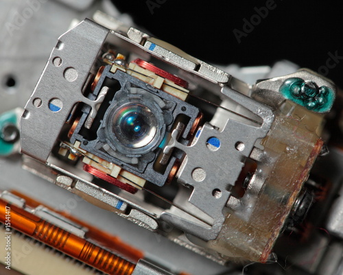 laser lens of dvd drive macro