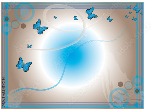 fond papillon