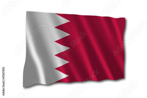 Bahrain Flagge flag