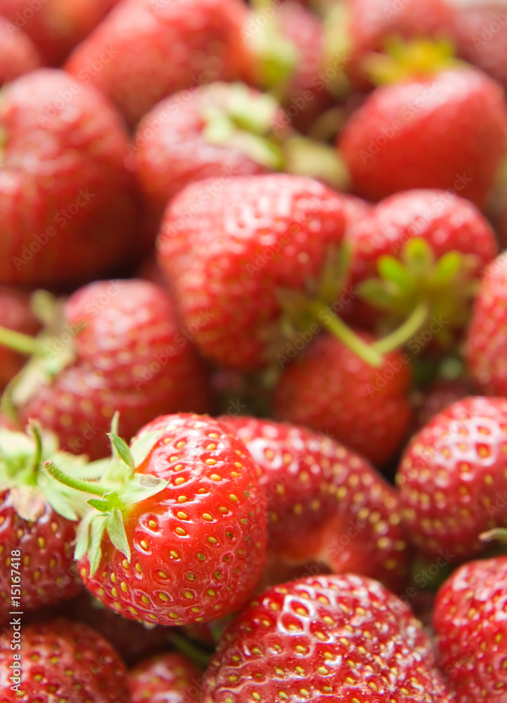 Strawberries in close-up Strawberries in close-up