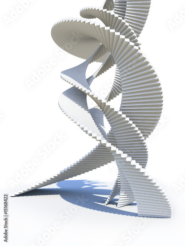 Abstract staircase design
