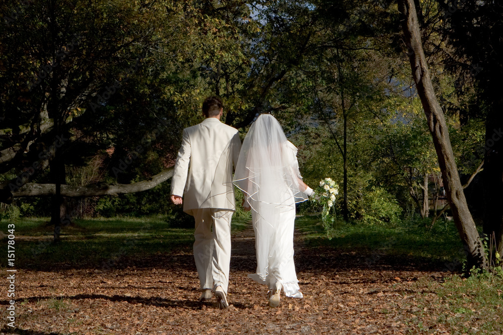 Fototapeta premium Hochzeitspaar