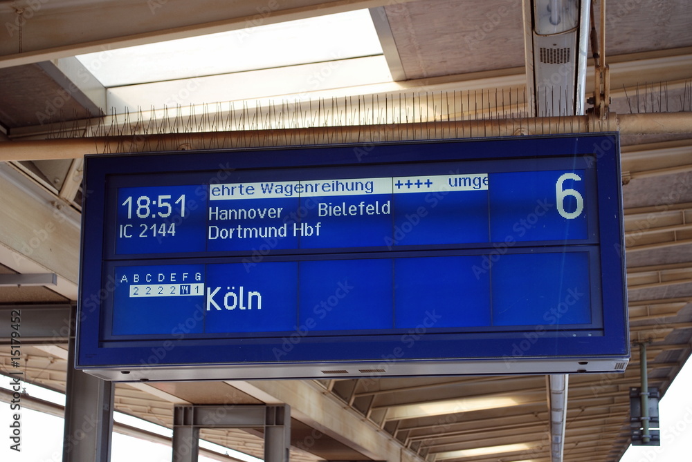 Fototapeta premium Wyświetlanie celu dla pociągów