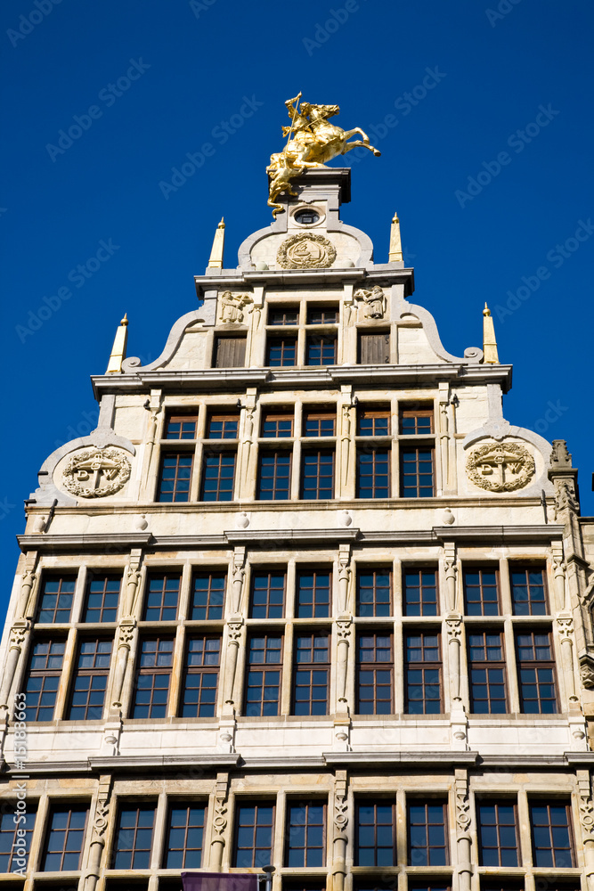 Medieval guild house, Antwerp, Belgium