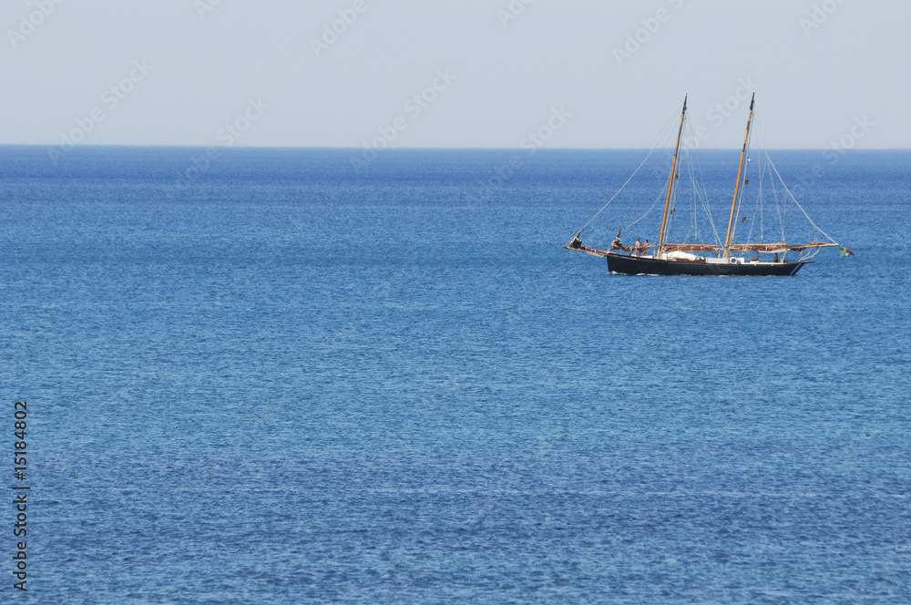 Fototapeta premium barca a vela