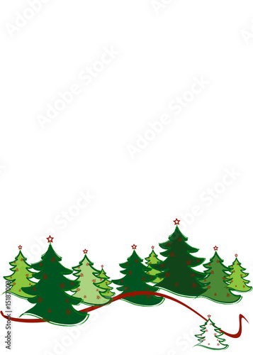 Linea alberi di natale