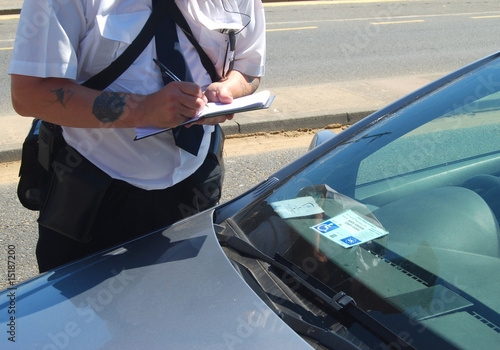 Fotografie Traffic warden