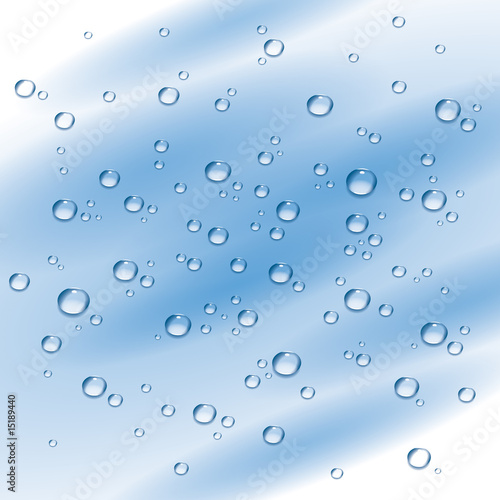 Wassertropfen Nahaufnahme Vektorgrafik