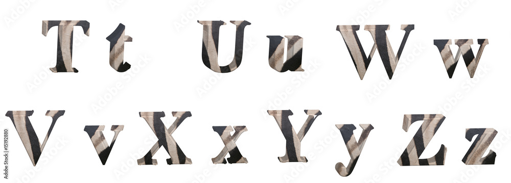 Alphabet Zebre Alphabet Zebre