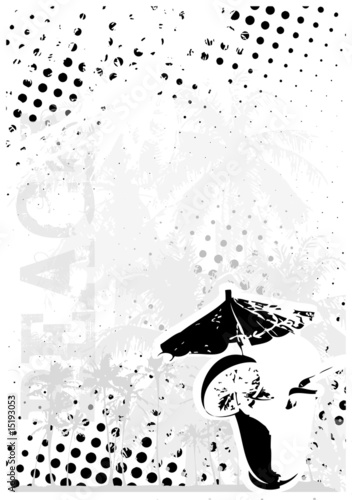 beach dots poster background 2