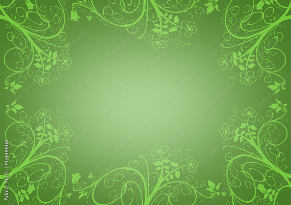 Floral Design als Karte