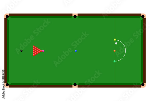 snooker table