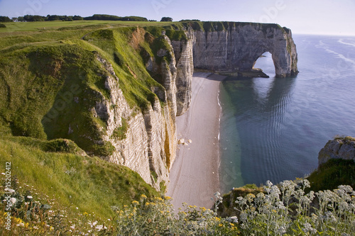 france normandie etretat   falaise d aval