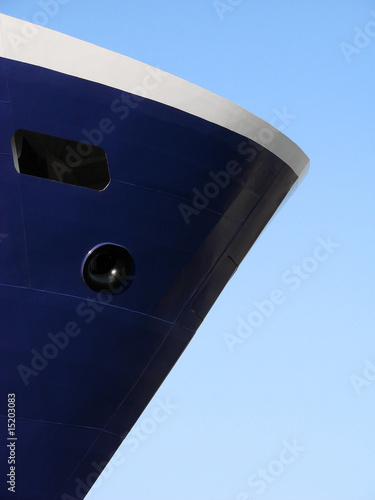 Proue d'un cargo