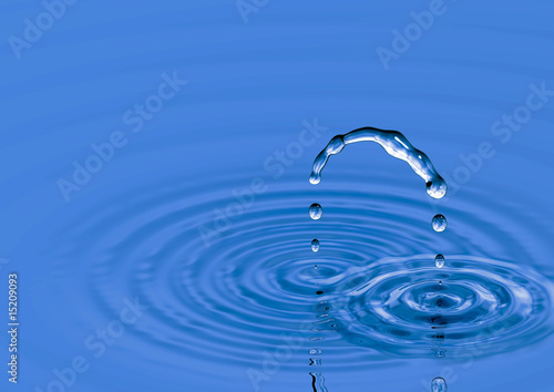 Fotografija Twin water ripple