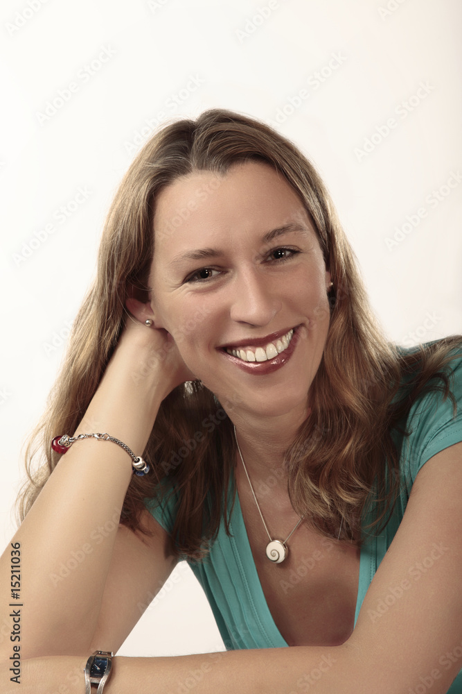 Woman with long hair Woman with long hair
