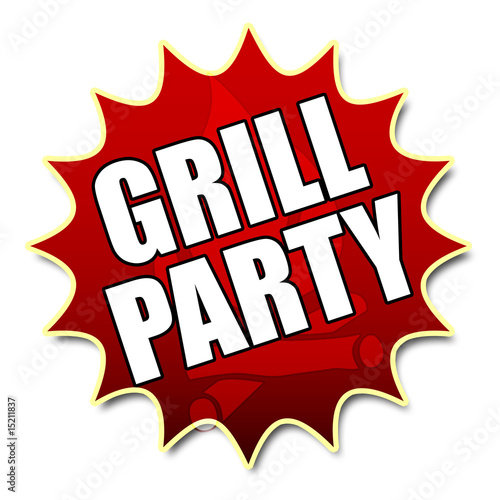 Grillparty Button
