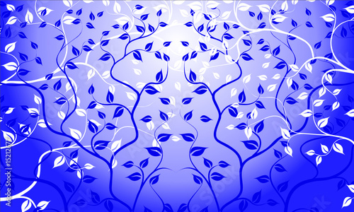 Blue trees -  background