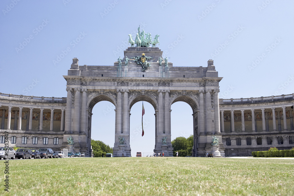 Obraz premium Trumphal Arch,Brussels,Belgium