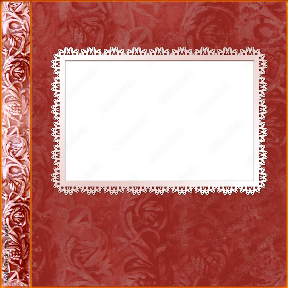 Album cover with frame Album cover with frame