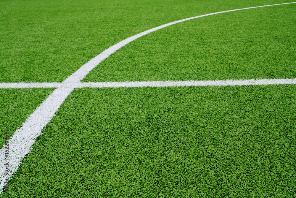 Fototapeta premium Fußball Rasen-Kreise 4