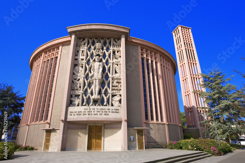 france; normandie; yvetot : église saint pierre ,1956