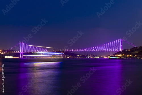 Canvas Print Bosporus bridges, Istanbul, Turkey