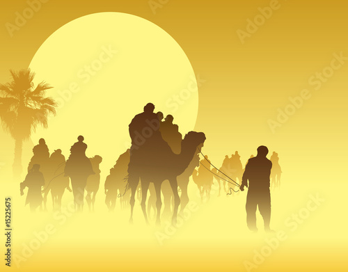 Camel caravan