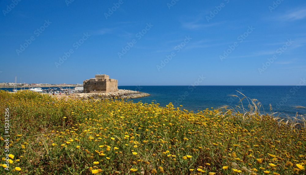 fort de paphos à Chypre