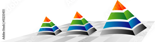 Word business growth illustration with arrows