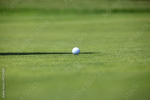 golfball auf dem fairway