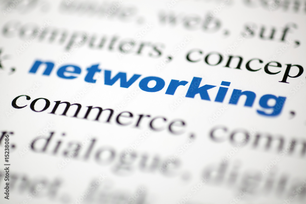 mot networking Gestion de réseau texte flou mot bleu mot networking Gestion de réseau texte flou mot bleu