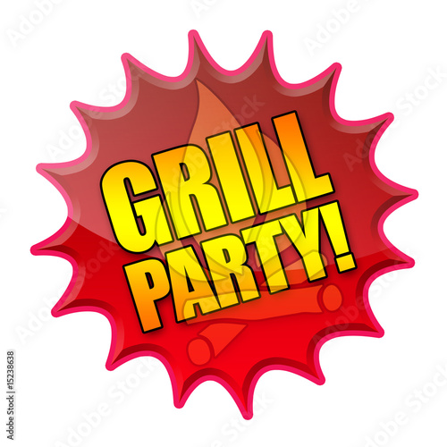 Grillparty! Button
