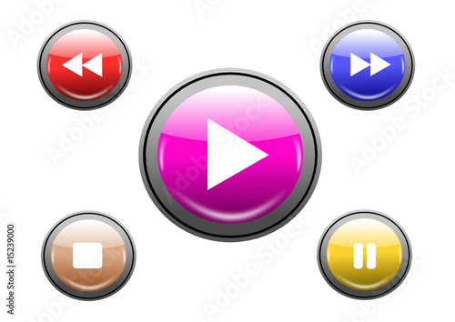 Free Download Button Set zum Abspielen - GFXLoad